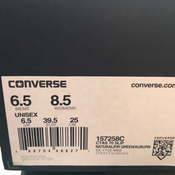 Converse Ctas 70 HI Field Purple Canvas W AUTHENT - Picture 8 of 8